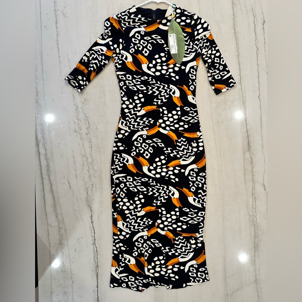Black Tucano MIDI Dress small